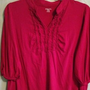 St. John Bay Womans 3/4 sleeve Top